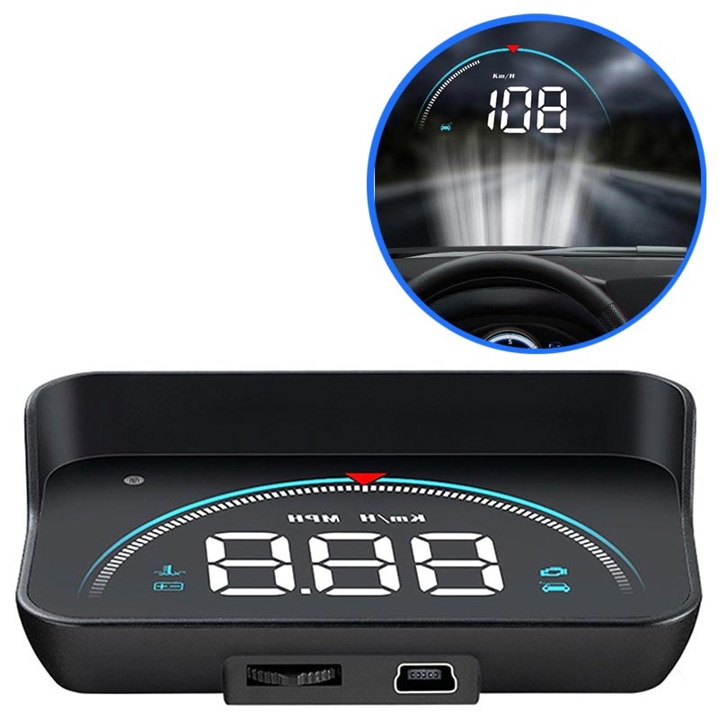 Universal Car GPS Digital Speedometer - HUD Head Up Display - MPH Speedo