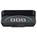 Universal Heads Up Display Digital Car Speedometer - Black