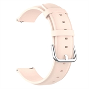 Universal Smartwatch Leather Strap - 22mm - Light Pink
