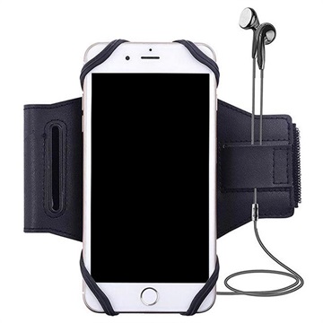 Universal 360 Rotary Sports Armband for Smartphones - 4"-5.8" - Black