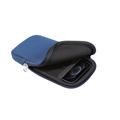 Universal Nylon Mobile Sleeve with Zipper and Lanyard - 6.7-6.9" - Blue