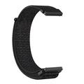 Universal Nylon Velcro Strap for Smartwatch 20mm - Black