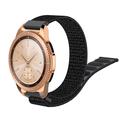 Universal Nylon Velcro Strap for Smartwatch 20mm - Black