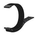 Universal Nylon Velcro Strap for Smartwatch 20mm - Black