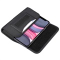 Universal Oxford Belt Clip Case with Card Holder - 5.4" - Black