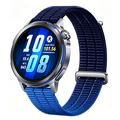 Universal Quick Release Magic Tape Nylon Watch Strap 18mm - Blue