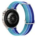 Universal Quick Release Magic Tape Nylon Watch Strap 18mm - Island Blue