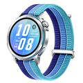 Universal Quick Release Magic Tape Nylon Watch Strap 18mm - Island Blue