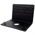 Universal Rotary Folio Case for Tablets - 9-10" - Black