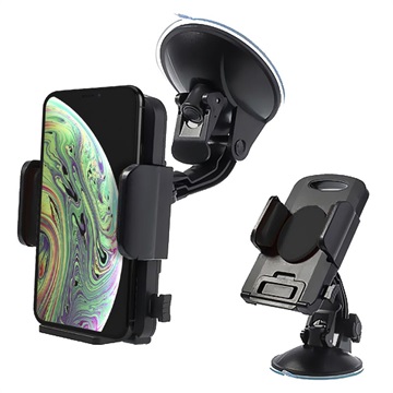 Universal Smartphone / Tablet Car Holder - Black