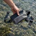Universal Waterproof Waist Bag with Adjustable Strap - 7" - Black