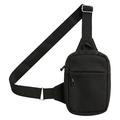 UrbanFlex Crossbody Bag with Adjustable Strap - Black