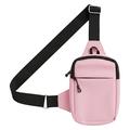 UrbanFlex Crossbody Bag with Adjustable Strap - Pink