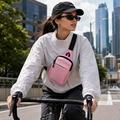 UrbanFlex Crossbody Bag with Adjustable Strap - Pink