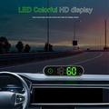 V11 GPS Car HUD Display w. Speedometer, Compass, Time - Black