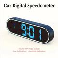 V11 GPS Car HUD Display w. Speedometer, Compass, Time - Black