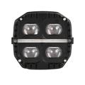 V112 65W LED Motorcycle Spotlights - IP67, 12000lm, High/Low Beam - 2 Pcs. - Black