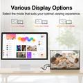 V140F1 14" Portable Monitor with Magnetic Leather Cover - Black
