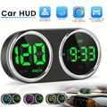 V15 GPS HUD Car Head-Up Display with Speedometer, Compass, Time - Black