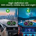 V15 GPS HUD Car Head-Up Display with Speedometer, Compass, Time - Black