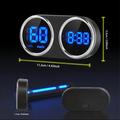 V15 GPS HUD Car Head-Up Display with Speedometer, Compass, Time - Black