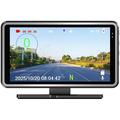 V16 5" GPS HUD Dash Cam with Speedometer, WiFi, GPS Tracking - Black