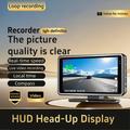 V16 5" GPS HUD Dash Cam with Speedometer, WiFi, GPS Tracking - Black