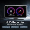 V16 5" GPS HUD Dash Cam with Speedometer, WiFi, GPS Tracking - Black