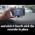 V16 5" GPS HUD Dash Cam with Speedometer, WiFi, GPS Tracking - Black