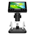V17 Handheld Digital Microscope with 5″ IPS Screen - 5-1000× Zoom - Black
