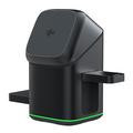 V23 3-in-1 Qi2 MagSafe Charger for iPhone, Apple Watch, AirPods - Black