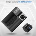 V55 4K/1080p Dual Dash Cam with Sony IMX415, WiFi, Super Capacitor - Black
