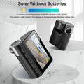 V55 4K/1080p Dual Dash Cam with Sony IMX415, WiFi, Super Capacitor - Black