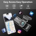 V56 GPS Dual Dash Cam Set - 4K Front and 2K Rear Car Camera - Black