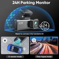 V56 GPS Dual Dash Cam Set - 4K Front and 2K Rear Car Camera - Black