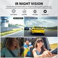 V58 3-Channel Dash Cam - 4K Front, 1080p Rear/Cabin, GPS, WiFi
