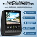 V61 4K/1080p Dual Dash Cam - 5.8GHz WiFi, HDR Night Vision, Super Capacitor - Black