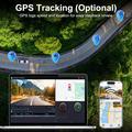 V63 Dual Dash Cam - 4K/1080p, HDR Night Vision, 5.8GHz WiFi, Parking Monitor - Black