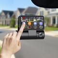 V66 3-Channel GPS Dash Cam - 4K Front, Cabin and Rear - Black