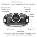 V9 Motorcycle Helmet/Bluetooth 5.0 Headset - FM Radio, Dual Microphones, Auto Answer - Black