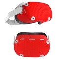 Oculus Quest 2 VR Headset Silicone Case - Red