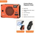 VRIG TT-02 Magnetic TEC Cooling Fan for Phone, Camera - Orange