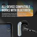 VSIDEA V82 Open-Ear Bluetooth Headset - 20h Playtime - Black