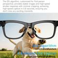 VX2 Smart Glasses - 2MP Camera, AI Translation, Bluetooth 5.4, WiFi 6 - Anti-Blue-Light Lens