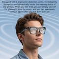 VX2 Smart Glasses - 2MP Camera, AI Translation, Bluetooth 5.4, WiFi 6 - Anti-Blue-Light Lens