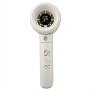 Verbatim Cool \'n\' Go Aqua Breeze Handheld Fan - White / Silver