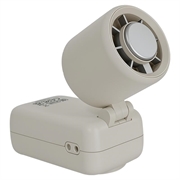 Verbatim Cool \'n\' Go Ice Touch Mini Handheld Fan - White Silver