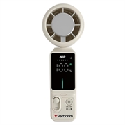 Verbatim Cool \'n\' Go Ice Touch Pro Handheld Fan - White Silver