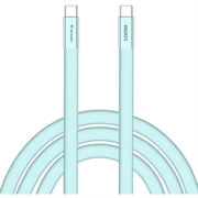Verbatim Sync & Charge SoftTouch USB-C/USB-C Cable - 100W PD3.0, 480Mbps - 1.2m - Blue