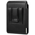 Vertical Belt Clip Case for iPhone Duo, Samsung Galaxy Z Fold8, Xiaomi 18 Fold - Black